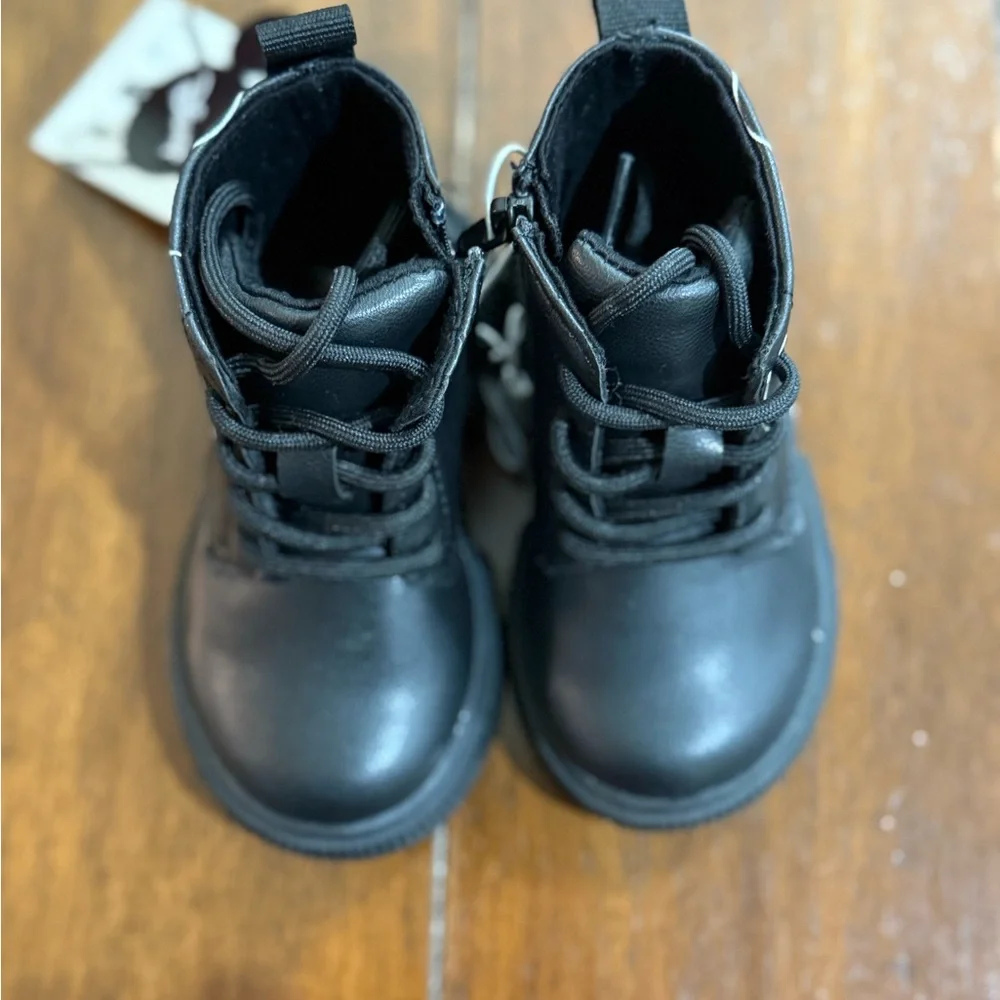 Disney Kids Black Mickey Boots - Picture 6 of 8